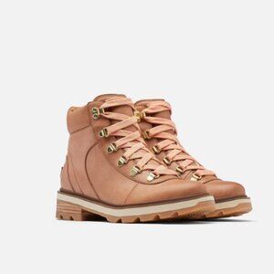 Sorel Women's Lennox Waterproof Hiker Boot in VELVET TAN/GUM, Size 8.5